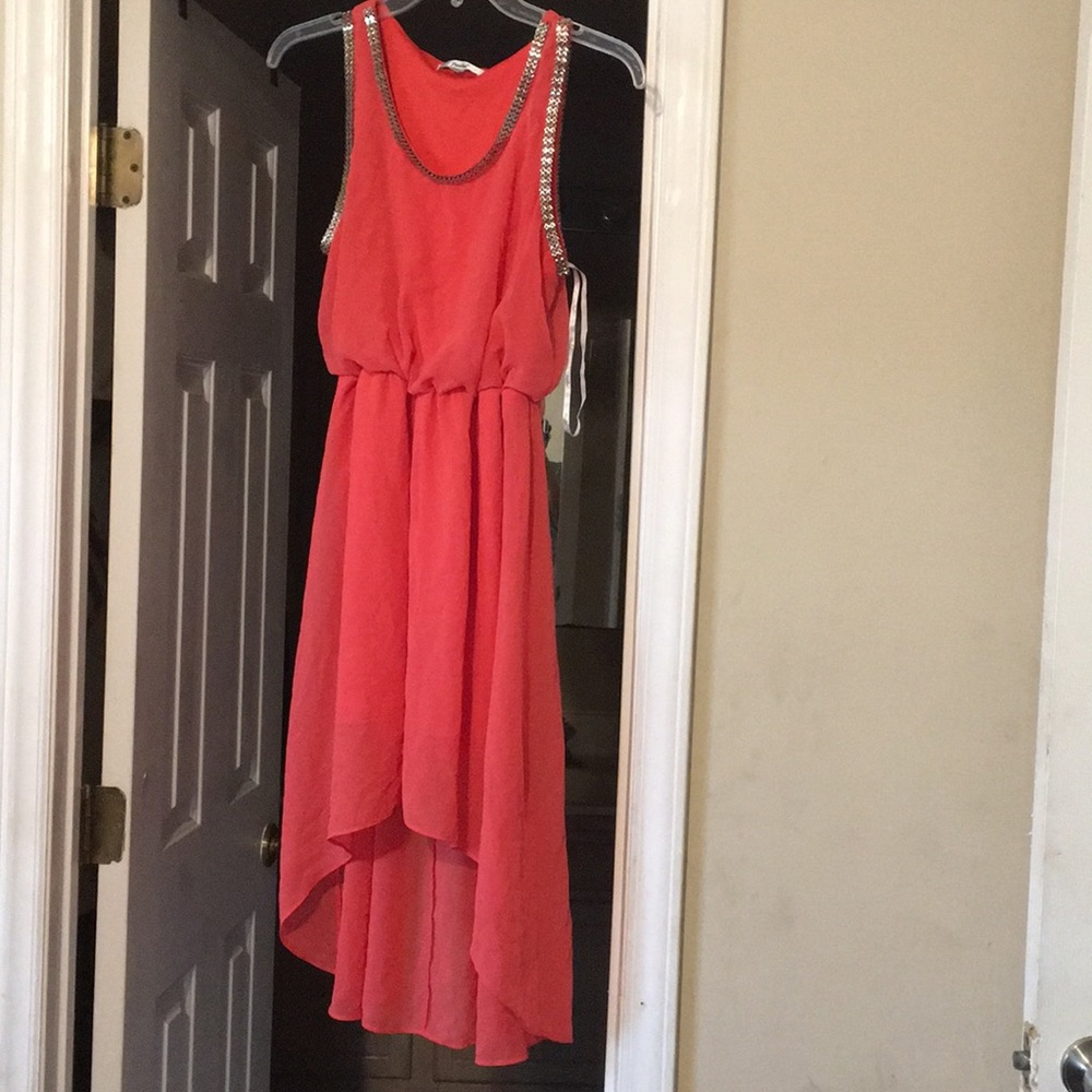 Coral dress